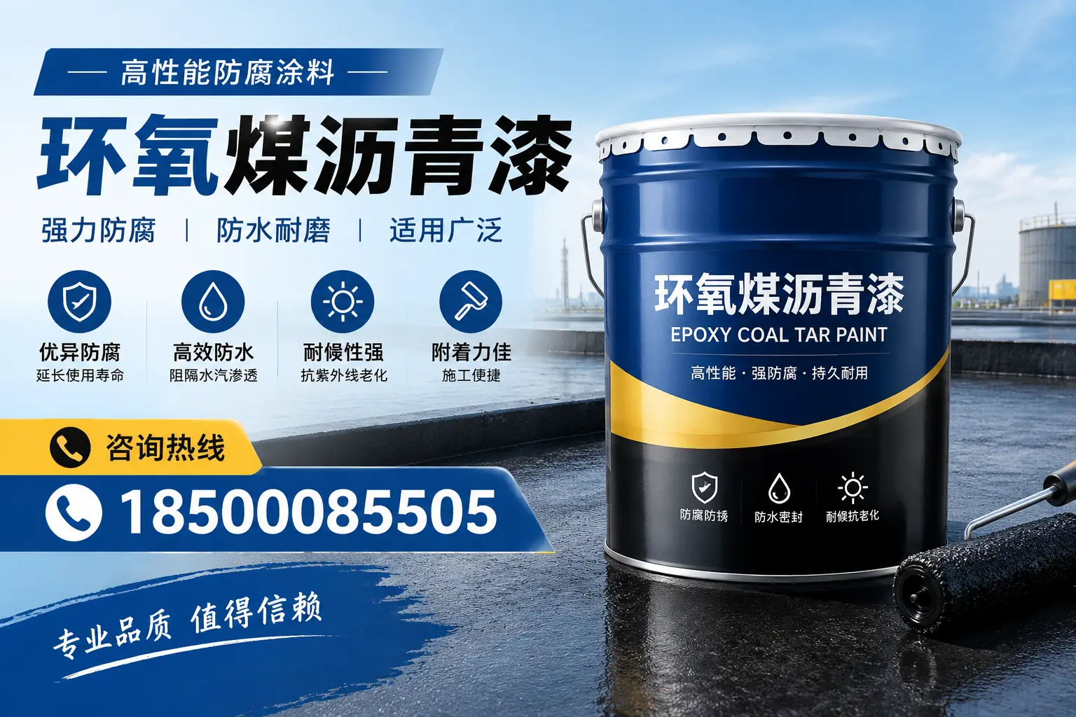 环氧煤沥青漆的主要成分与功能，连云港用户深度了解