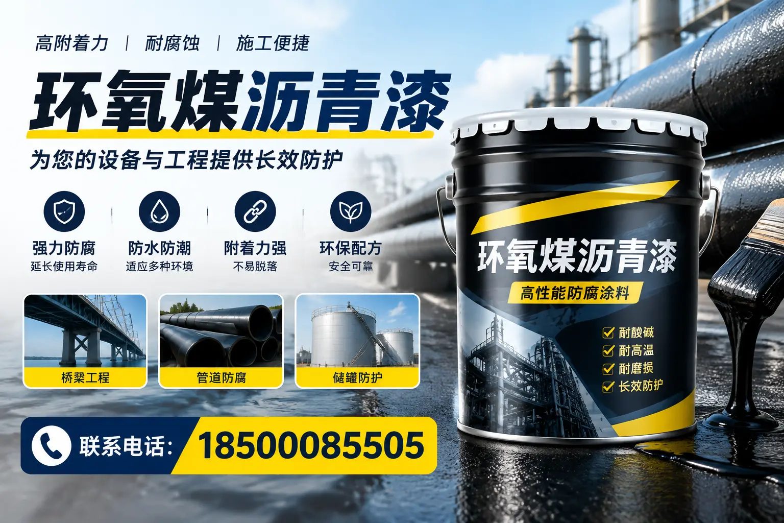 环氧煤沥青漆与其他涂料的对比分析,助力连云港企业决策